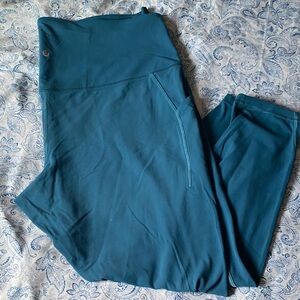 Lululemon Teal High-Waisted Leggings
